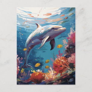 Beautiful Dolphin Postcard