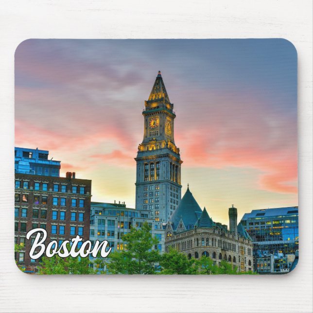 Beautiful Downtown Boston, Massachusetts, USA Mouse Pad (Front)