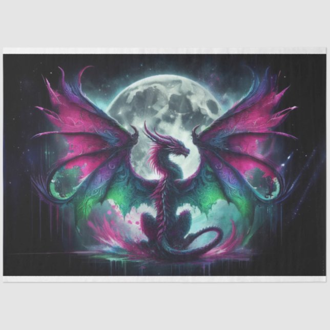 Beautiful Dragon Tissue Paper (Front)