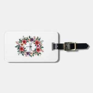 Beautiful Dragonfly Watercolor Art Insect Lover Ea Luggage Tag