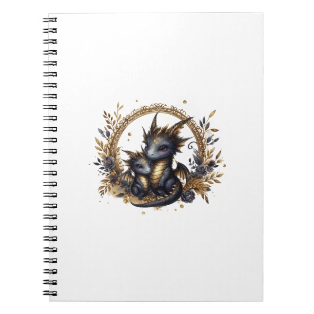beautiful dragons notebook (Front)