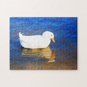 Beautiful Duck on the Lake Jigsaw Puzzle