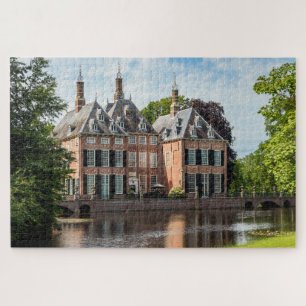 Beautiful Duivenvoorde Castle in Voorschoten Jigsaw Puzzle