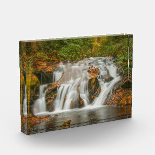 Beautiful Dukes creek waterfall in N. Georgia Photo Block