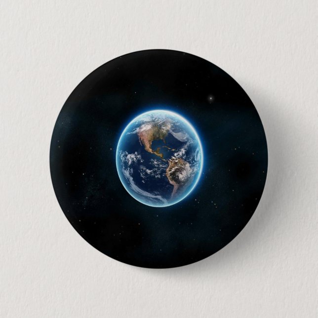Beautiful Earth 6 Cm Round Badge (Front)