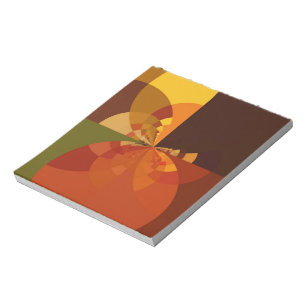 Beautiful Earth Abstract Art Print Notepad