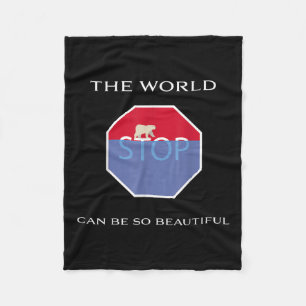 Beautiful Earth Nature Conservation Natural Enviro Fleece Blanket