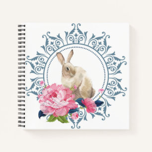 Beautiful Easter Rabbit Notebook