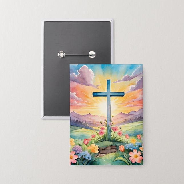 Beautiful Easter Watercolor Art (Front/Back)