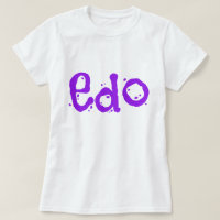 Beautiful Edo Purple and White