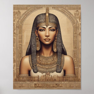 Beautiful Egyptian Queen Poster