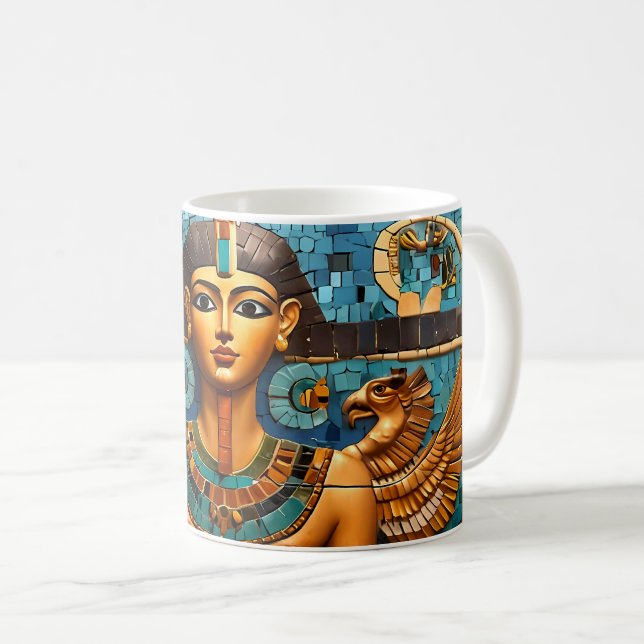 Beautiful Egyption Hieroglyphs  Coffee Mug (Front Right)