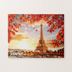 Beautiful Eiffel Tower   Paris, France Jigsaw Puzzle