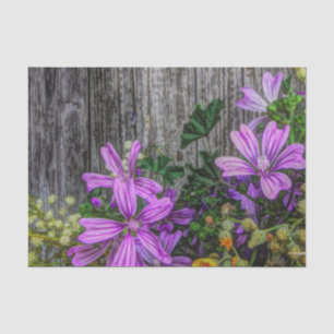 Beautiful Elegant Colourful Wild Flowers Tissue Paper