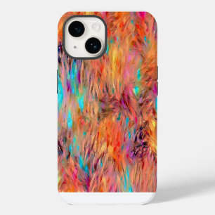 Beautiful Elegant Jewel Tones Seamless Pattern iPhone 14 Case