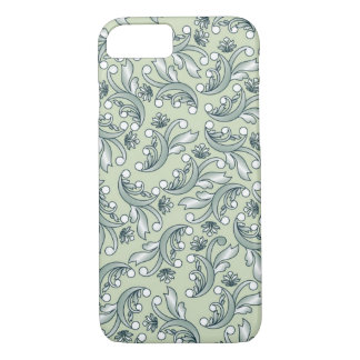 Beautiful elegant pastel floral swirls iPhone 8/7 case