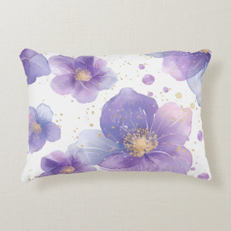 beautiful elegant patten seamless print flower decorative cushion