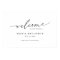 Beautiful Elegant Script Welcome Wedding Sign