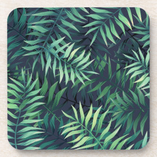 Beautiful & Elegant Tropical Leaves   Coaster