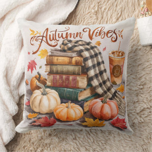 Beautiful Elegant Water Colours Fall Vibes Autumn Cushion