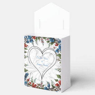 Beautiful,elegant & whimsical wedding themed decor favour box