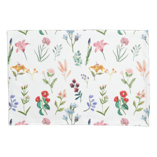 Beautiful & Elegant Wildflower Botanical Pillowcase