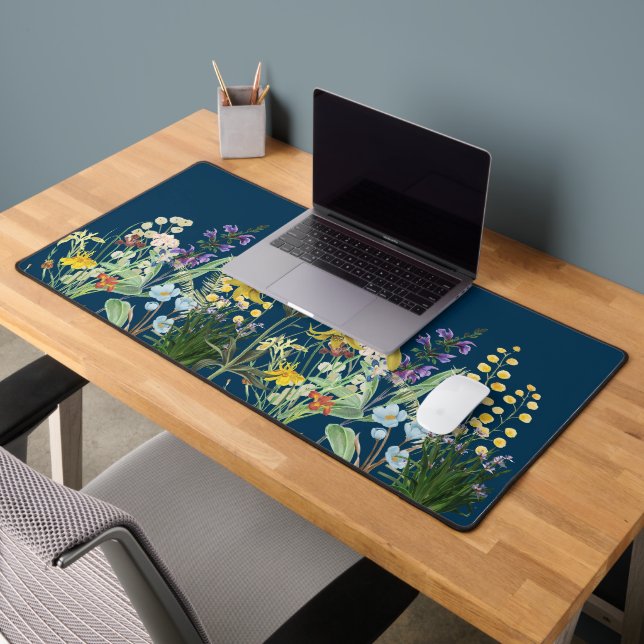 Beautiful & Elegant Wildflower  Desk Mat (Office 2)