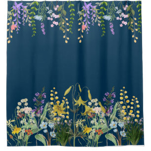 Beautiful & Elegant Wildflower Duvet Cover Shower Curtain