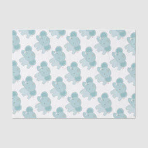 Beautiful Elephant Baby Shower Custom Tissue Tissue Paper