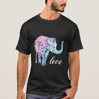 Beautiful Elephany Gift Elephant Love T-Shirt