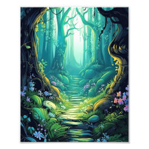 Beautiful Enchated Forest Photo Print