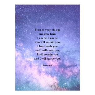 Beautiful Encouraging Scripture Bible Verse Isaiah Photo Print