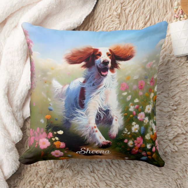 Beautiful English Setter Cushion (Blanket)
