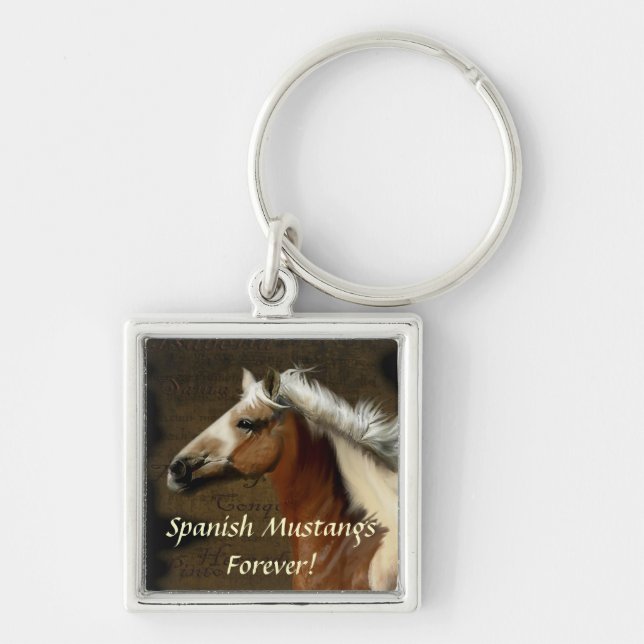 Beautiful Equines Horse-lover's Gift Key Ring (Front)