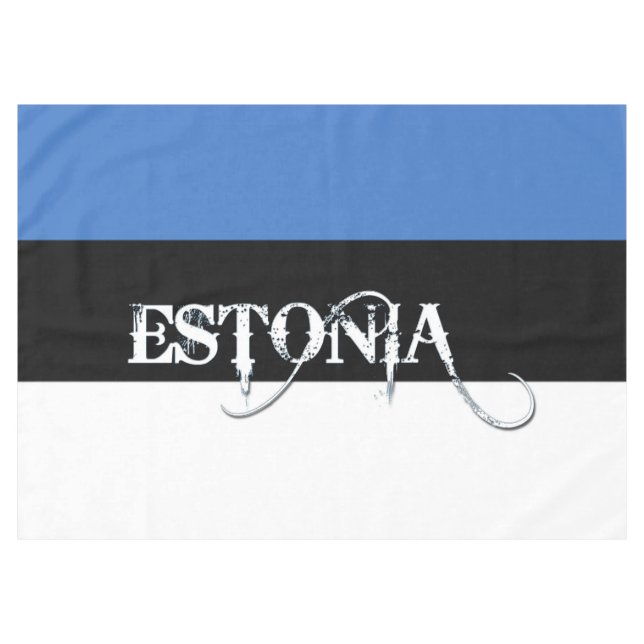 Beautiful Estonia Tablecloth! Tablecloth (Front (Horizontal))