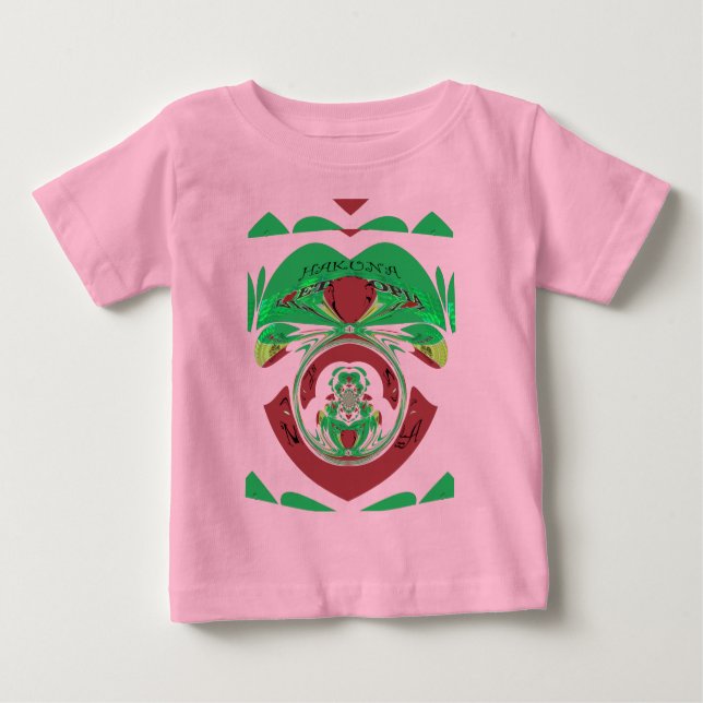 Beautiful Ethiopia Lovely Hakuna Matata I love Hea Baby T-Shirt (Front)