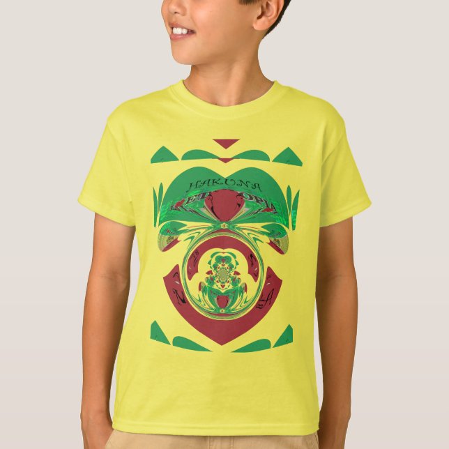 Beautiful Ethiopia Lovely Hakuna Matata I love Hea T-Shirt (Front)
