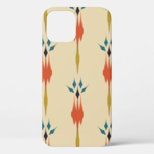 Beautiful Ethnic abstract ikat art. Seamless Kasur iPhone 12 Case