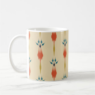 Beautiful Ethnic abstract ikat art. Seamless Kasur Coffee Mug