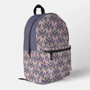 Beautiful ethnic Damascus pattern pointillism Printed Backpack