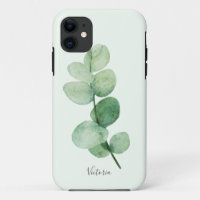 Beautiful eucalyptus greenery, custom names
