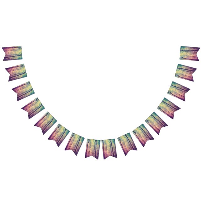 Beautiful Evening Wedding Backdrop Bunting (All)