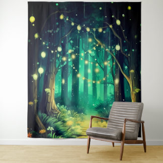 Beautiful Evening Wedding Backdrop Tapestry