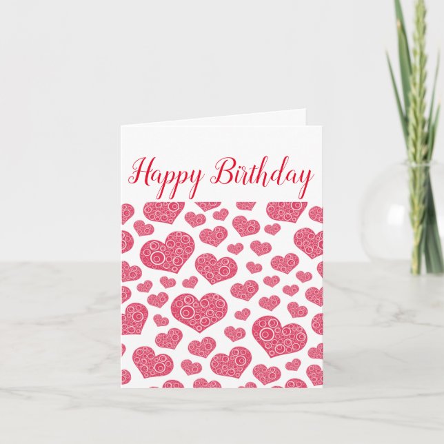 Beautiful Expressions -Birthday Greeting Card (Front)