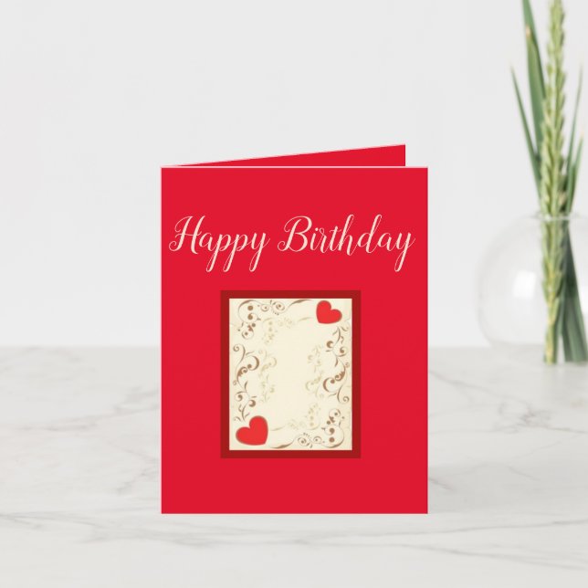 Beautiful Expressions -Birthday Greeting Card (Front)