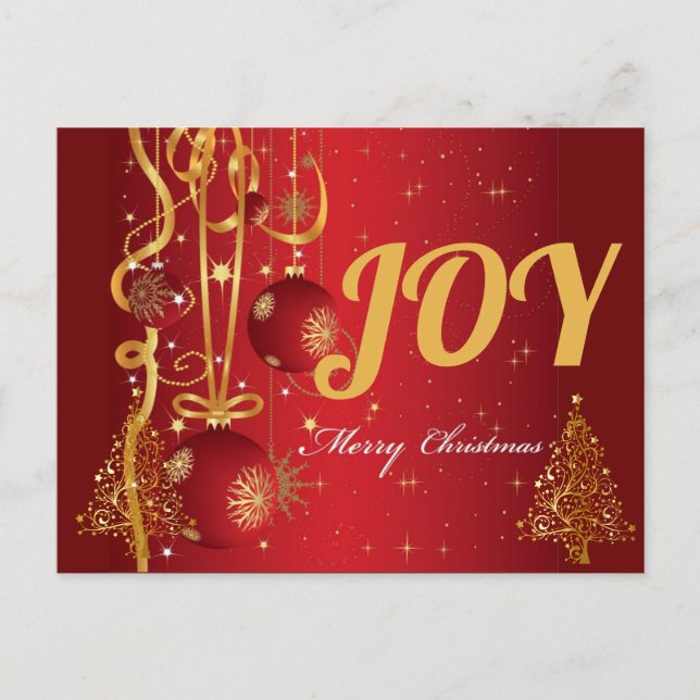 Beautiful Expressions Holiday Postcard (Front)