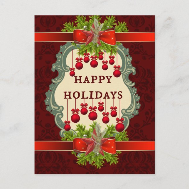 Beautiful Expressions Holiday Postcard (Front)