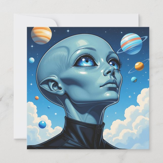 Beautiful Extraterrestrial Alien Being (Front)