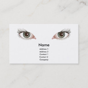beautiful eyes business card design