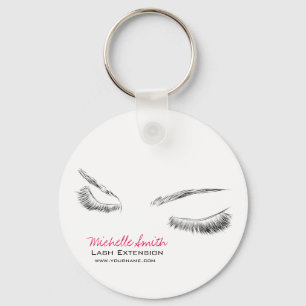 Beautiful eyes Long lashes Lash Extension Key Ring
